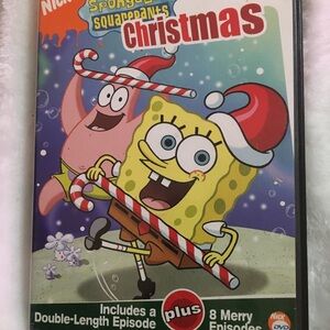 SpongeBob SquarePants Christmas DVD - Yellow and Red